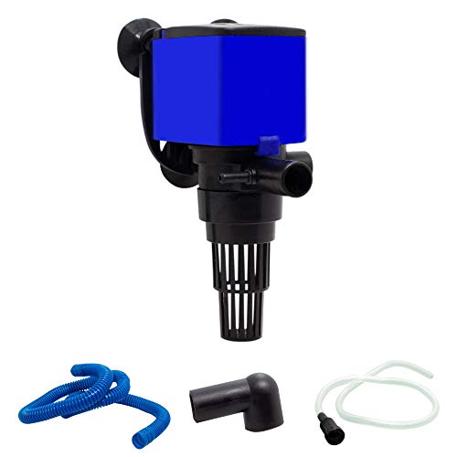 Aqua Dream 320 GPH Aquarium Pump & Fish Tank Filter, Submersible Water Pump 3-in-1 Quiet Circulation Oxygenation - 20W 120...
