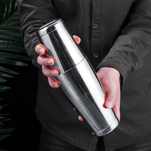Mwellewm 8 Pcs Cocktail Shaker Boston Shaker Set Professional Bartender Kit Bar Stainless Steel Drink Shaker Bartending Ma...