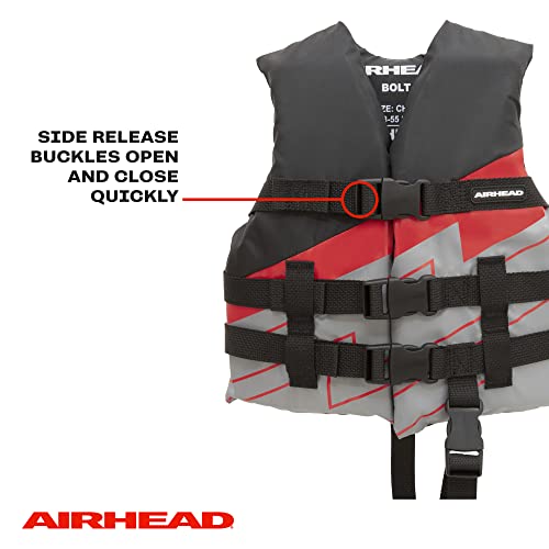 Airhead Bolt Life Vest | Closed Sided PFD | Child, Youth and Adult