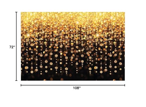 Celebration Lights Backdrop Banner for Christmas (3 Panels Make Backdrop 9' Wide x 6' Tall) DIY Photo Booths, Christmas Pa...