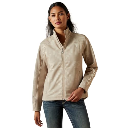 ARIAT womens Ariat Logo Softshell Print Jacket