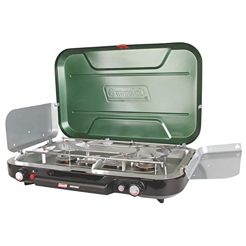 Coleman Classic 3-Burner Propane Camping Stove, Portable Camp Stove & NorthStar 1500 Lumens 1-Mantle Propane Lantern, Pus...