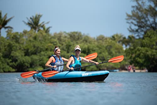 TAHE Beach LP Premium Inflatable Kayak Complete Package Including Kayak, Seat, Paddle, Pump and Travel/Storage Bag