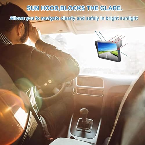 GPS Navigation for Car Truck 2025 - Navigation System 9 Inch Touchscreen Navigator with US/CA/MX Maps, Lifetime Free Map U...
