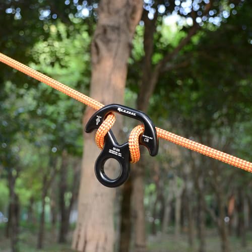 S.E.PEAK 30kN/35kN/40kN Rescue Figure 8 Descender Climbing Gear Downhill Equipment Rigging Plate Rappeling Device for Rock...