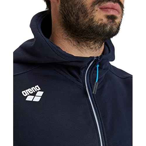 ARENA Team Unisex Sporty Hooded Panel Reflective Jacket for Men and Women - Athletic or Casual Wear
