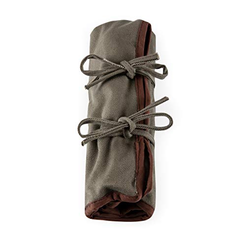 PICNIC TIME 10-Piece Bar Tool Roll Up Kit, Travel Bartender Kit with Bag and Cocktail Set, Mixology Bartender Travel Set w...