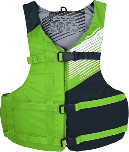 Stohlquist FIT Adult Life Jacket, US Coast Guard Approved Type III Life Vest, PFD for Men and Women, Easily Adjustable, Li...