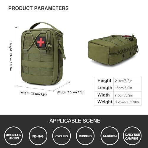 Mardingtop 28L Tactical Backpack+Molle Tactical Utility Pouch