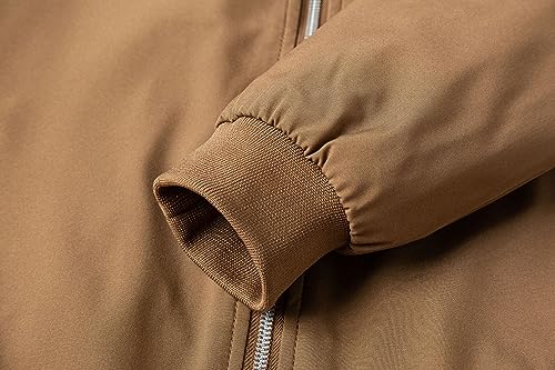 XiaoYouYu Men's Bomber Jacket Fashion Stylish Lightweight Windbreaker Spring Fall Casual Jackets for Men