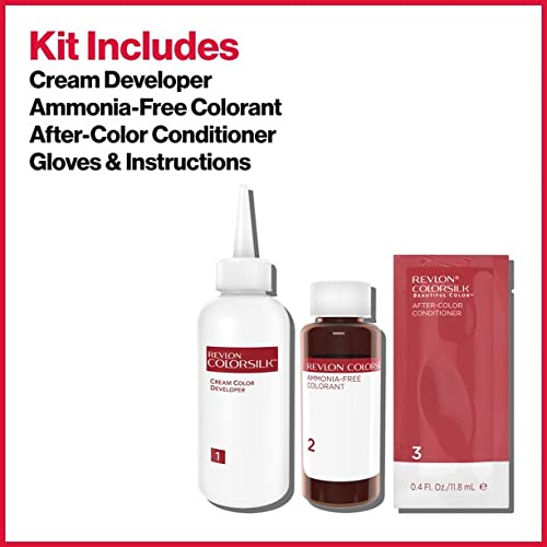 Revlon Colorsilk Beautiful Color Permanent Hair Color, (OLD VERSION) 05 Ultra Light Ash Blonde (Pack of 3)