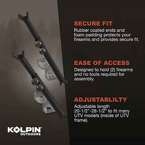 Kolpin UTV Overhead In-Cab Gun Rack