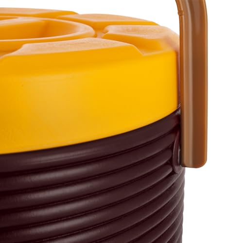 Insulated Beverage Dispenser 3 Gallon Ice and Hot Drink Dispenser with Stainless Steel Interior and Spigot, Portable Hot W...
