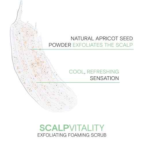 Joico Scalp Vitality Exfoliating Foaming Scrub | Supports A Healthy & Balanced Scalp | For Dry, Oily and Itchy Scalp | Removes Excess Oil & Product Buildup | Cooling Sensation | 6 Fl Oz