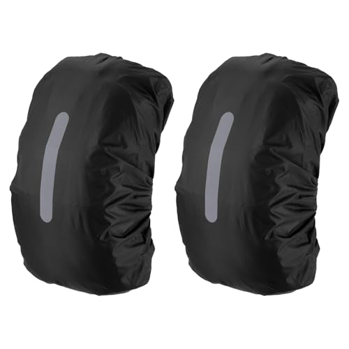 PATIKIL Waterproof Backpack Rain Cover, Non-Slip Backpack Cover with Vertical Reflective Strap Stay Dry for Hiking, Camping