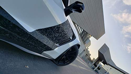 VViViD+ Forged Composite Carbon Vinyl Wrap Roll (1ft x 5ft, Black)