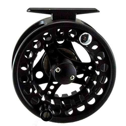 Okuma, Sierra Fly Reel, 9.10" Retrieve Rate, 2+1 Bearings, 7/8 Line Weight, Ambidextrous , black