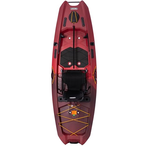 Lifetime Manta Angler Kayak 10', Stand-Up Fishing Kayak, 6 Rod Holders, Adjustable Seat
