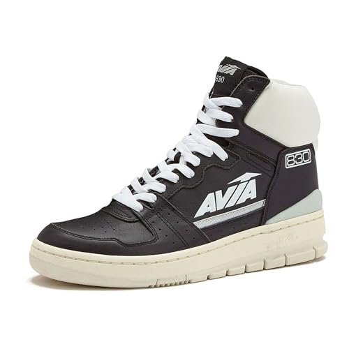 Avia 830 Men's Basketball Shoes, Retro High Top Sneakers for Men Indoor or Outdoor, Street or Court Size 7 to 16