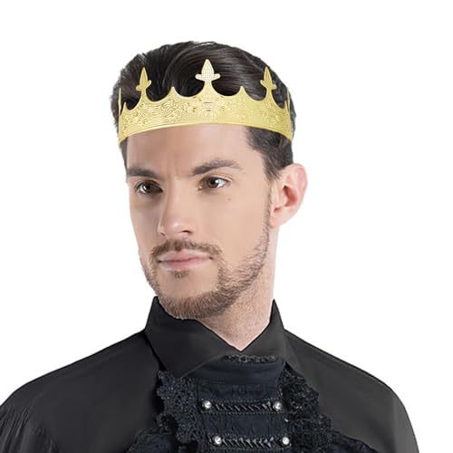 XEUZK King Crown for Men Crowns Tiara for Birthday Party Costume