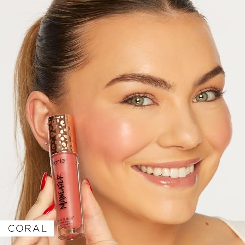 tarte maneater blush & glow cheek plump – Lightweight Cheek Tint & Illuminator with Coconut Water, Hyaluronic Acid & Vitam...