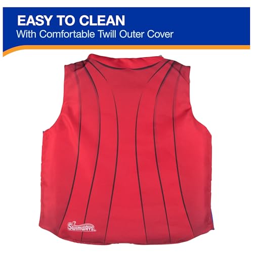 SwimWays DC Swim Trainer Life Jacket, US Coast Guard Approved Life Vest Kids Swim Vest, Pool Floats & Life Jackets for Kid...