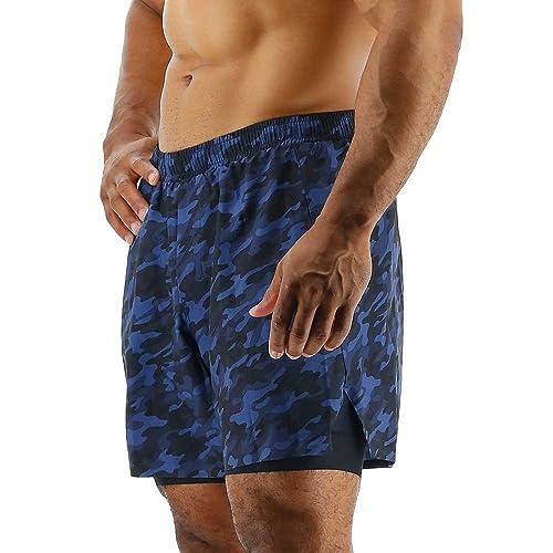 TYR Men's Athletic Performance Workout Lined Momentum Short 6"