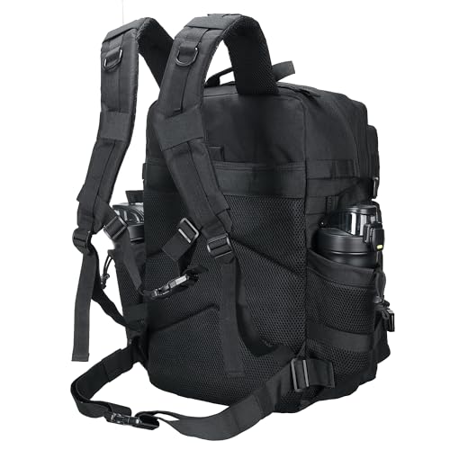 Lovelinks21 45L Tactical Assault Backpack 3 day assault pack with Molle Waterproof backpack Rucksack for Tactical Backpack...