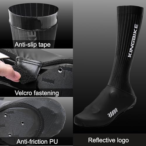KINGBIKE Cycling Shoe Covers Overshoes Mountain/Road Bike Shoe Covers for Lock Shoes Protection Men Women
