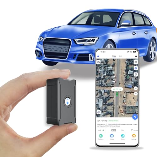 GPS Tracker for Vehicles, 6000Mah Battery Life Up to 90 Days, Waterproof, Magnetic 4G LTE, Unlimited Range, Subscription R...