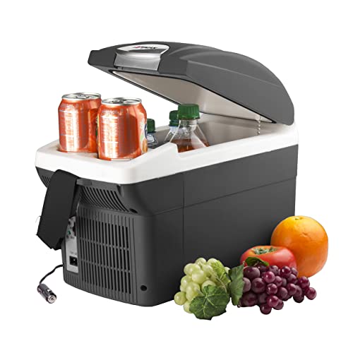 Wagan EL6206 12V 6 Quart Personal Thermoelectric, 6 Liter Capacity, Portable Electric Cooler Warmer with 12/24V DC, Small ...