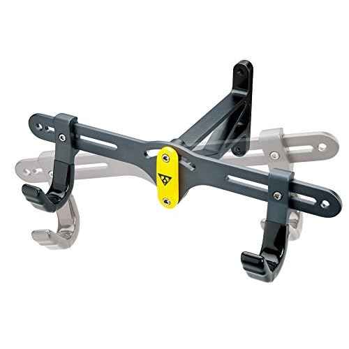 Topeak Solo Bike Holder ? Adjustable Wall-Mount Aluminum Bicycle Display Rack, 30¡Æ Rotation, Customizable Hooks, 35 lb Load Capacity & Minimalist Design for Indoor Garage or Apartment Storage