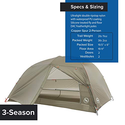 Big Agnes Copper Spur HV UL - Ultralight Backpacking Tent