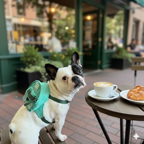 Tailtote Dogs Hiking Backpack Harness Lightweight, Adjustable, and Water-Resistant Pet Poopbag Holder for Outdoor Adventur...