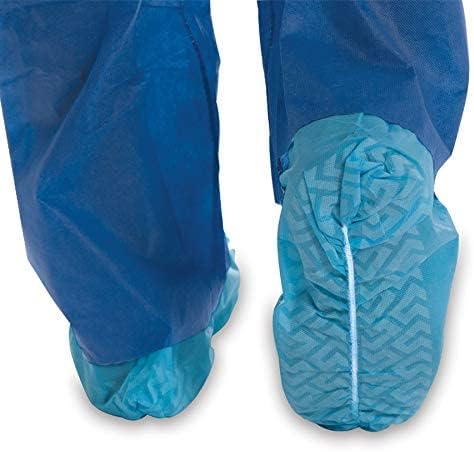 Tronex Non Slip Nonwoven Medical Disposable Shoe Cover, Fluid Resistant, Non-Skid Tread Pattern (300, Extra Large)