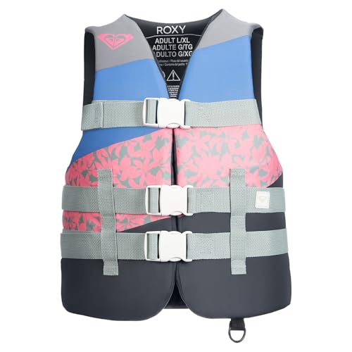ROXY Women’s Life Vest and Youth Life Vest, USCG Approved PFD, Light-Weight EPE Foam Life Jacket with Oversized Arm Holes ...