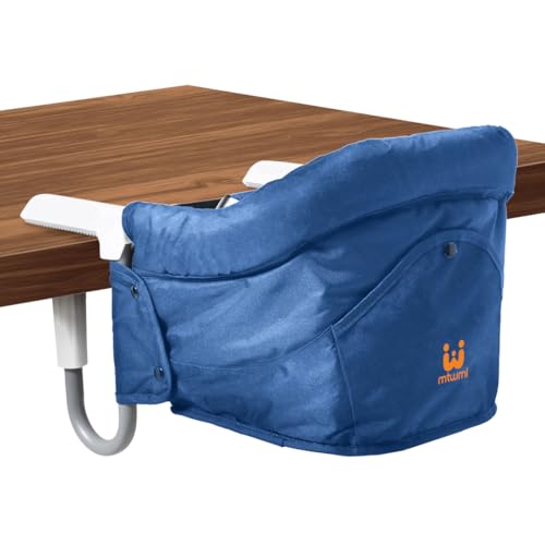 MTWML Portable High Chair for Table,Hook On High Chair That Attaches to Table,Space Saver Clip On Counter Seat for Baby,Ea...