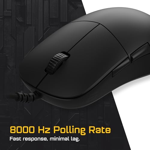 ENDGAME GEAR XM2 8k Gaming Mouse – 8000Hz Polling Rate, Kailh GX Switches, PixArt PAW3395 Sensor, Ultra-Light 52 g, Black ...