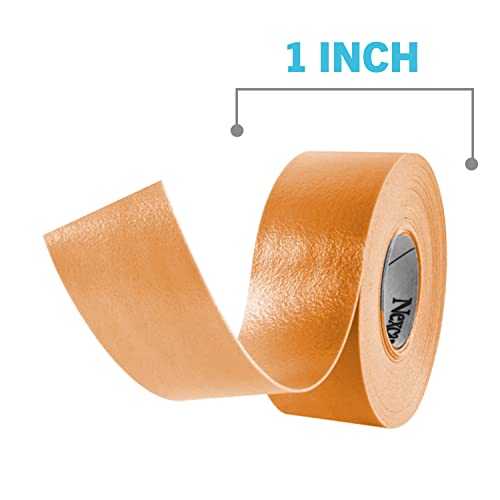 Nexcare Absolute Waterproof Tape, Flexible Foam Medical Tape, Secures Dressing and Keeps Wounds Dry - 1 In x 5 Yds, 1 Roll...