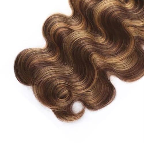 24 26 28 inch 4/27 Bundles Human Hair Ombre Body Wave Bundles Brown and Blonde Highlight Human Hair Bundle