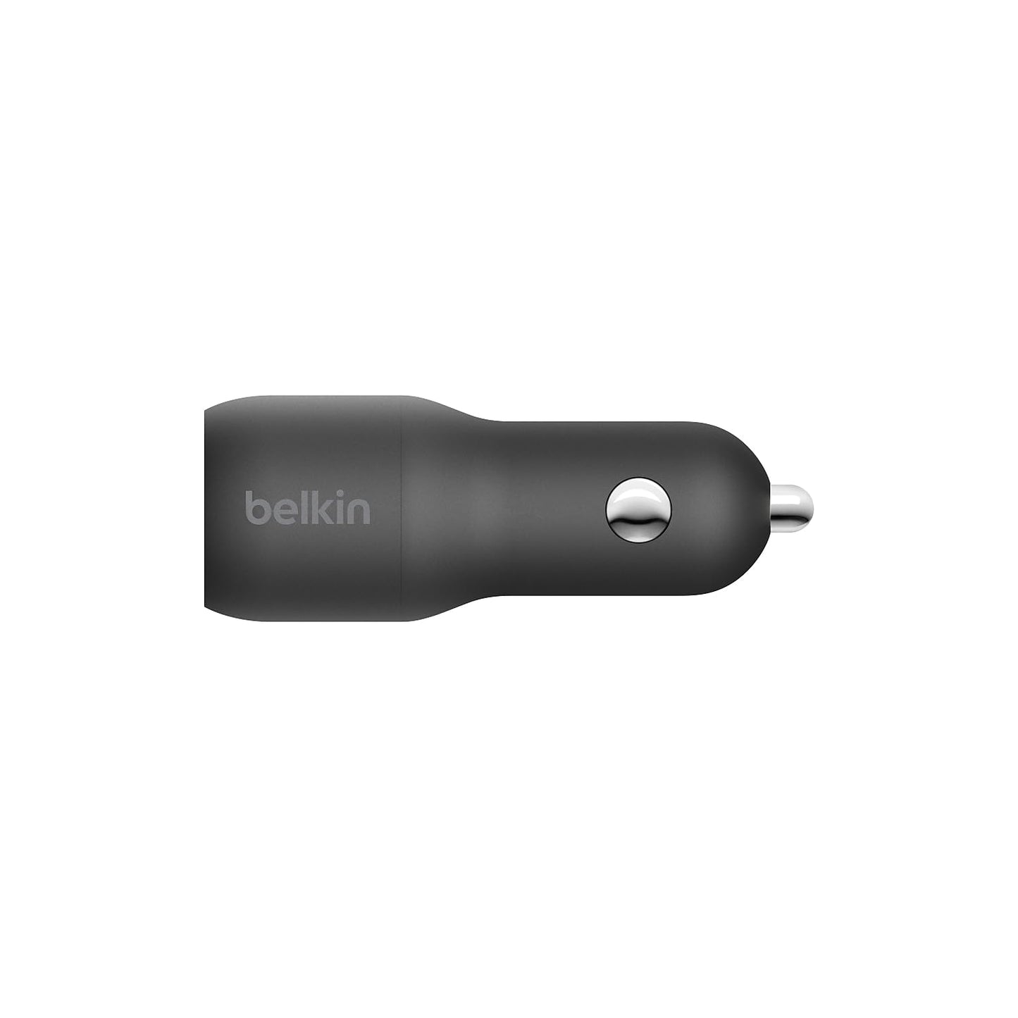 Belkin 37 Watt Dual Usb Car Charger - Power Delivery 25W Usb C Port & 12W Usb A Port For Pps Charging Apple Iphone 14, 14 Pro, 1
