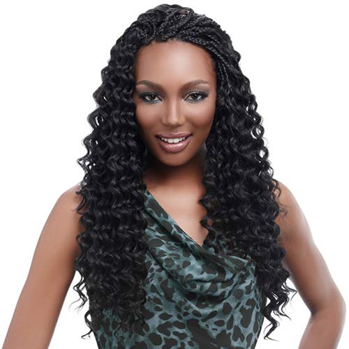 Harlem125 Synthetic Hair Braids Kima Braid Ripple Deep 20 (6-Pack, 1)