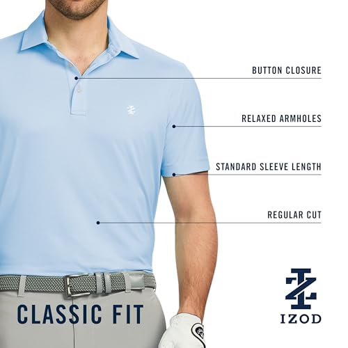 IZOD Mens Swingflex Performance Mesh Polo