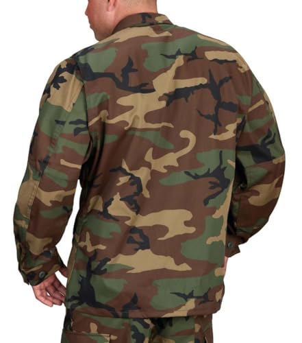 Propper Men's F545412-Men's BDU Coat, Woodland, X-Large Regular