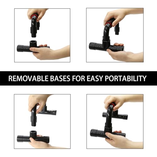 Push Up Bars Strength Training - Workout Stands With Ergonomic Push-up Bracket Board with Anti-Slip Sturdy Structure Porta...
