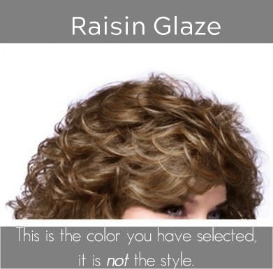 Noriko Sky Synthetic Wig by Rene of Paris and Wig Lift Comb - Raisin Glaze-H - Bundle 2 Items