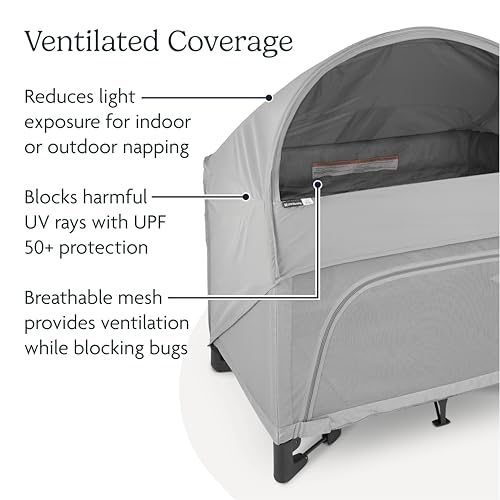 UPPAbaby Remi Canopy - Sun + Bug Protection - Ventilated Cover for Indoor or Outdoor Use - Folds Compactly for Travel