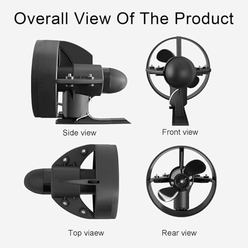 DJCDDM Electric Motorized Fin Surfboard, Underwater Thruster Electric Surfboard, Surfboard Electric Motorized Fin, with On...