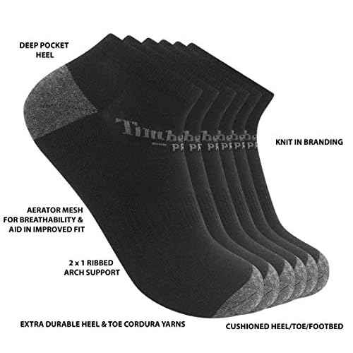 Timberland PRO mens 6-pack Performance Low Cut Socks
