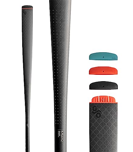Gearlab Kalleq Kayak Paddle Set, Greenland Kayak Paddle, Color Tips - Carbon Black